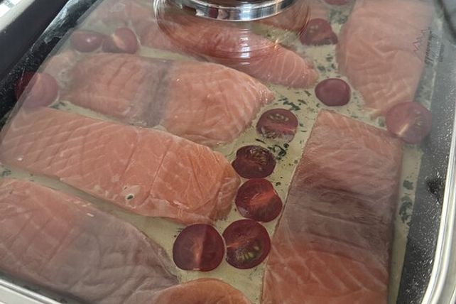 Lachsfilet gratiniert auf Blattspinat von lisi68| Chefkoch Lachsfilet gratiniert auf Blattspinat von lisi68| Chefkoch