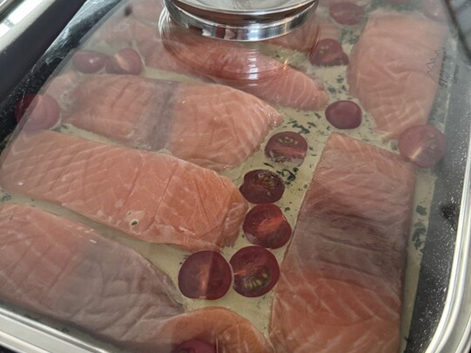 Lachsfilet gratiniert auf Blattspinat von lisi68| Chefkoch