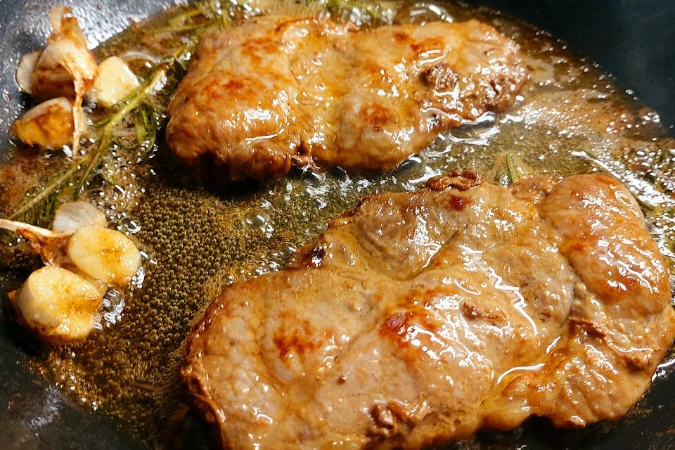 SABO - Nackensteaks in Honig Knoblauch Marinade