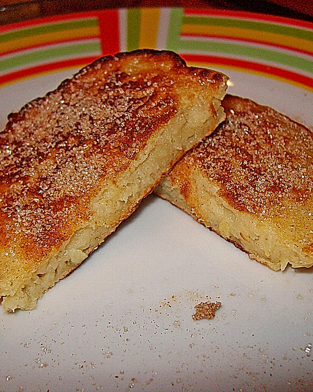 Apfel - Pancakes mit Ahornsirup