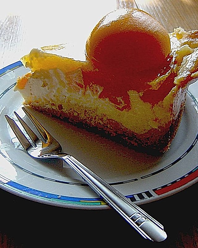 Pfirsich - Schmand - Torte