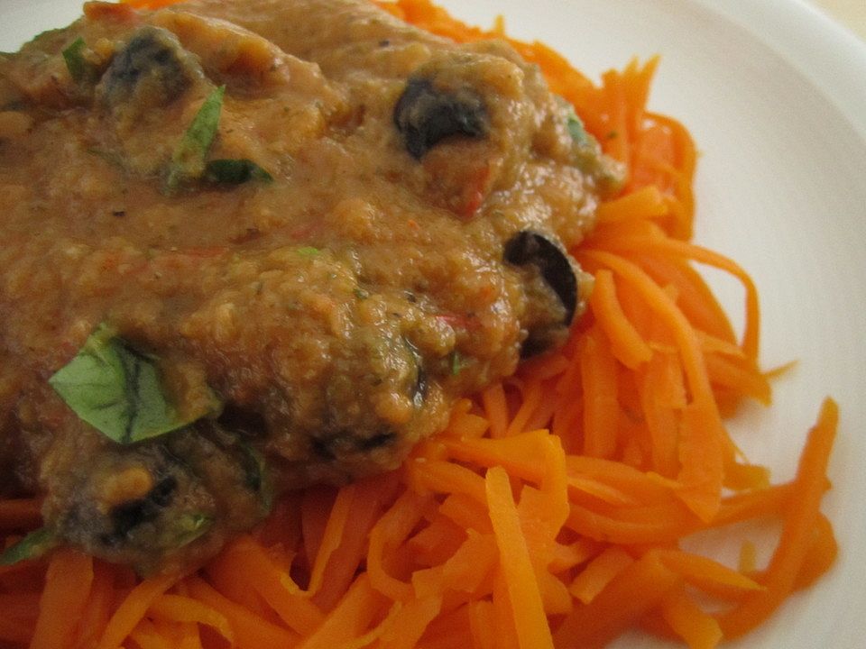 Tomaten - Zucchini - Oliven Soße von wichtel| Chefkoch