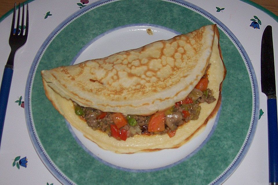 Gefüllte Pfannkuchen