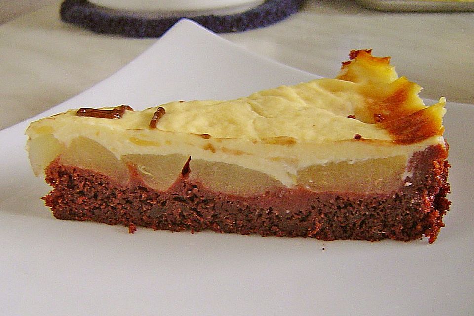 Birnen - Schmandkuchen