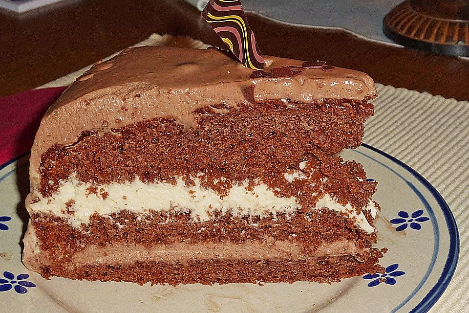 Schweizerische Toblerone - Mousse - Torte