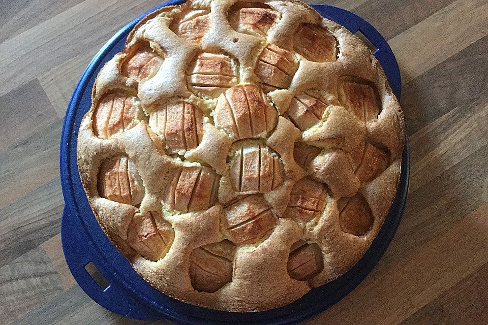 Versunkener Apfelkuchen