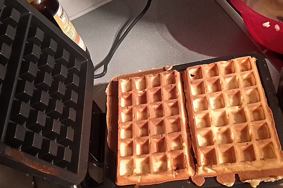 Luftig, lockere Waffeln