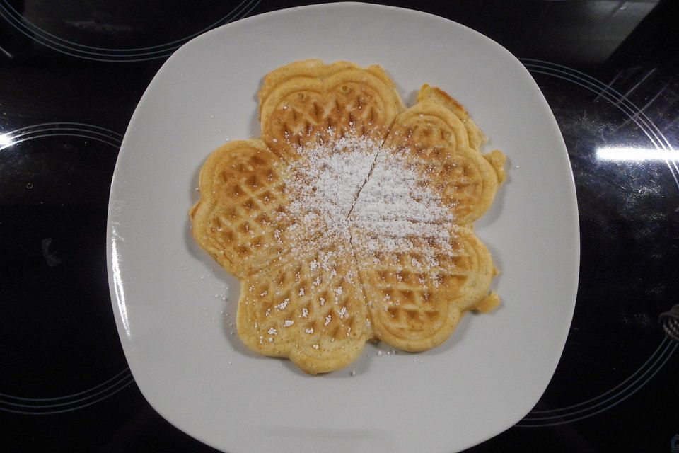 Luftig, lockere Waffeln