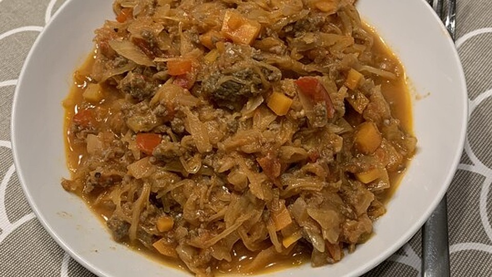 Sauerkraut - Paprika - Topf von pippilotta_80| Chefkoch