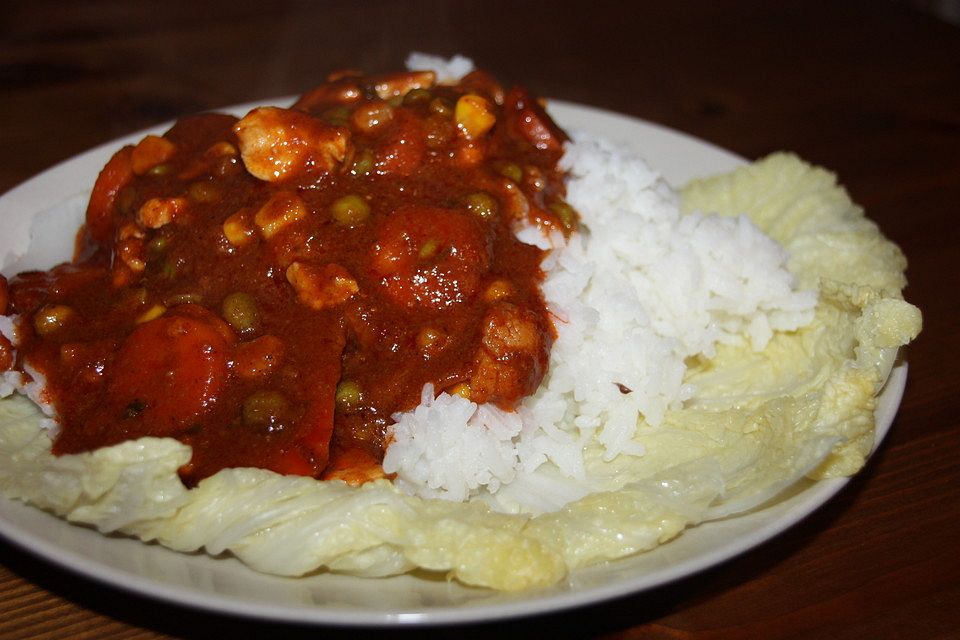Indisches Vindaloo - Curry