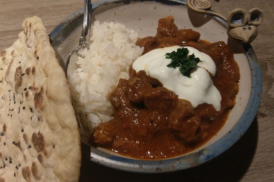 Indisches Vindaloo - Curry