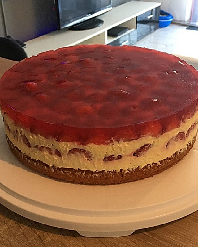 Erdbeer - Vanillecreme - Torte