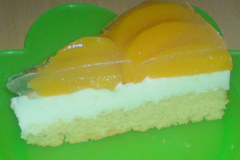 Leichte Pfirsich - Joghurt - Torte