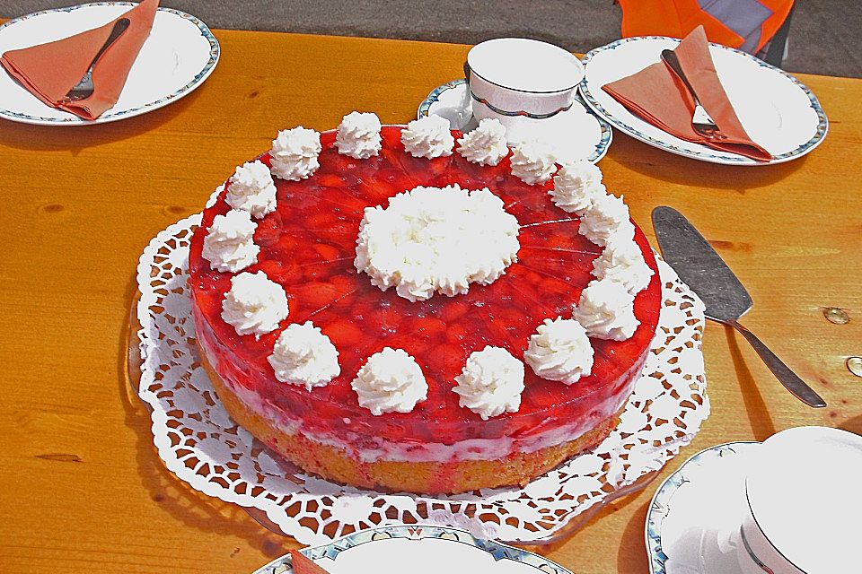 Erdbeerkuchen