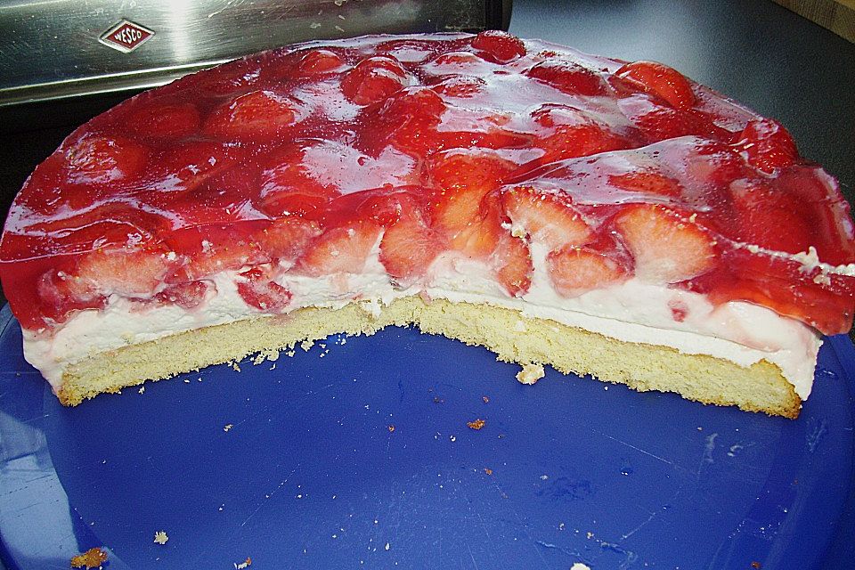 Erdbeerkuchen