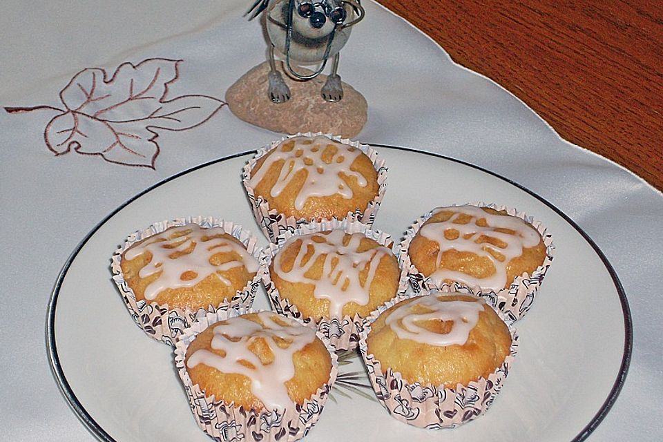 Apfel - Zimt - Muffins mit Rum