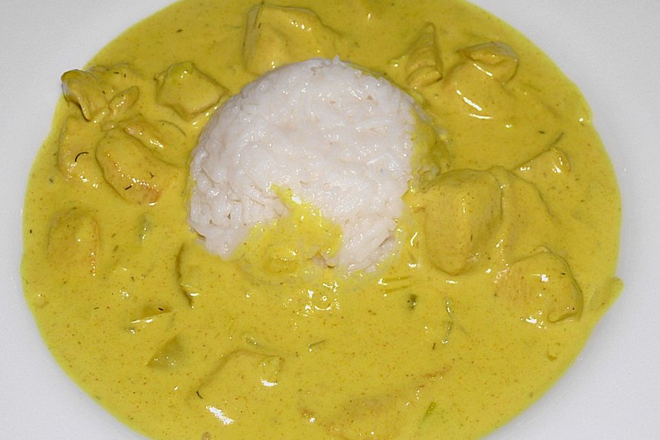 Würziges Hähnchencurry