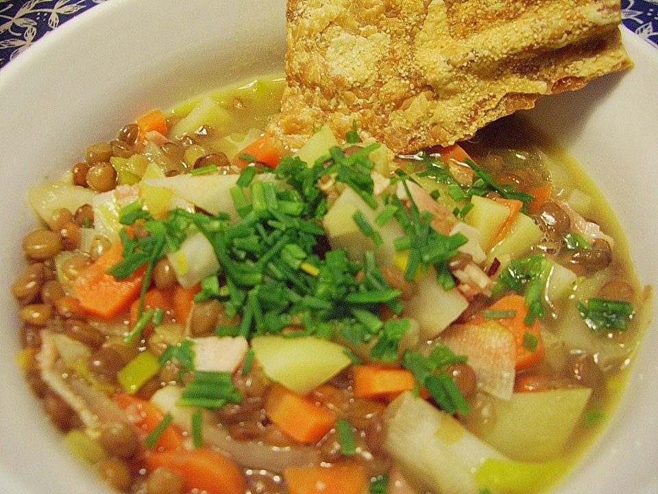 Linsensuppe mit Speck von Krollock| Chefkoch