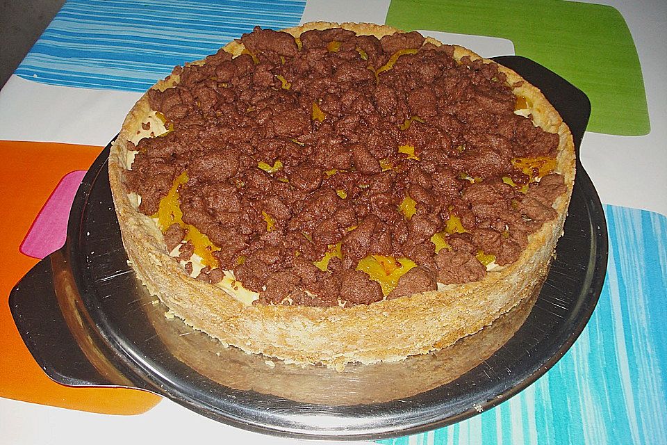 Pfirsich - Topfen - Kuchen