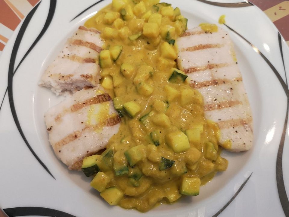 Curryfisch mit Banane von mariechen97| Chefkoch