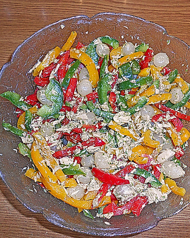 Paprika - Thunfisch - Salat à la Gabi