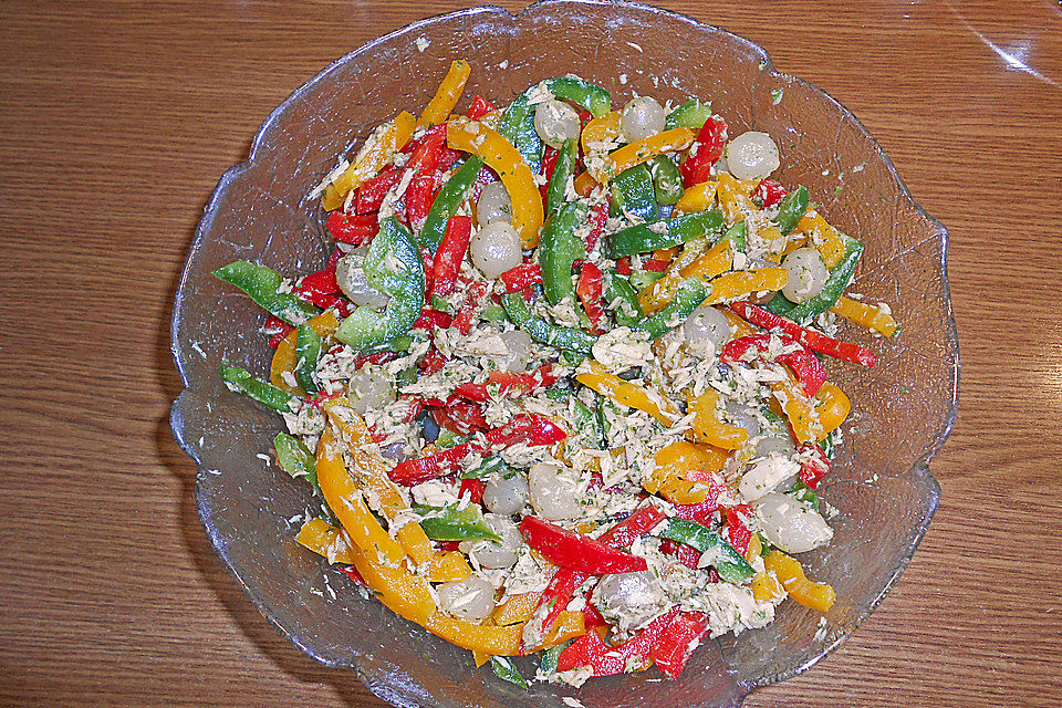 Paprika - Thunfisch - Salat à la Gabi