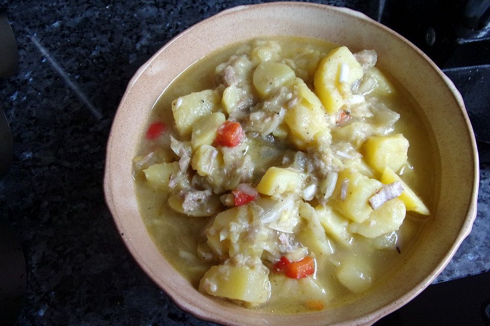 Leckerer spanischer Kartoffelsalat Leckerer spanischer Kartoffelsalat