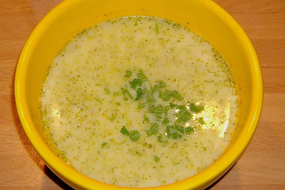 Brokkolisuppe 'light'