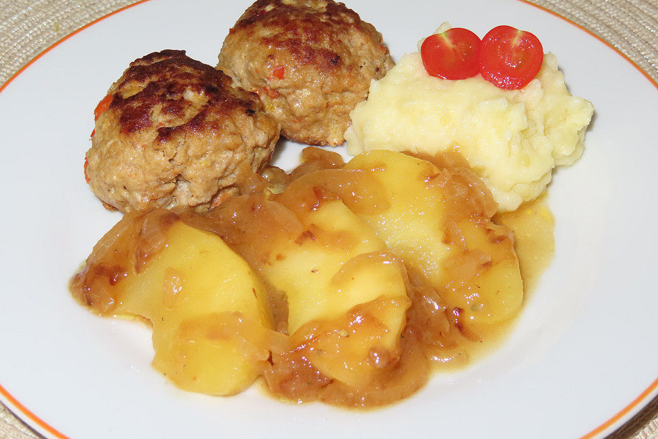 Apfel - Zwiebel - Soße