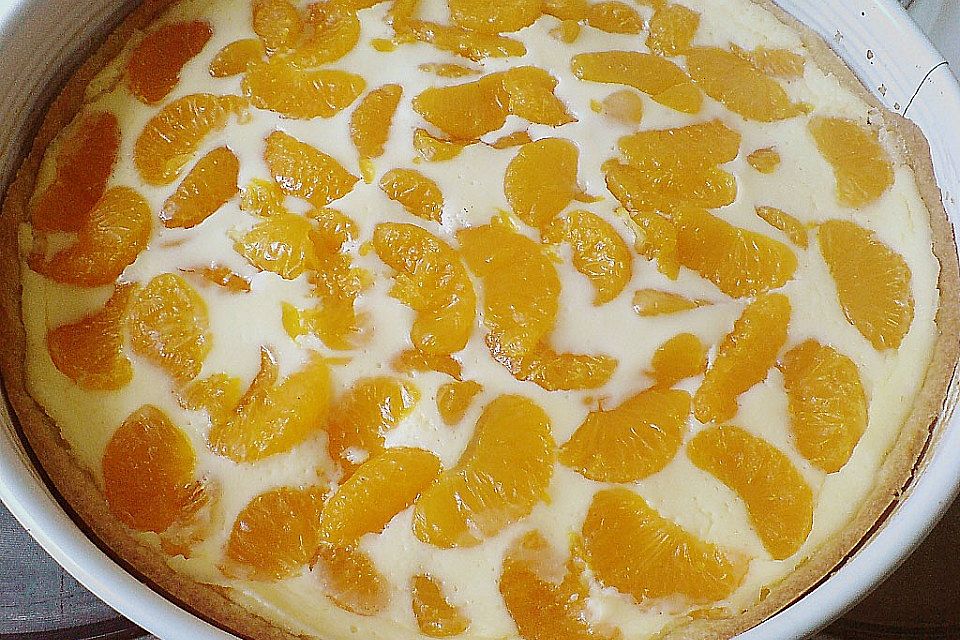 Schneckes Schmandkuchen mit Mandarin - Orangen