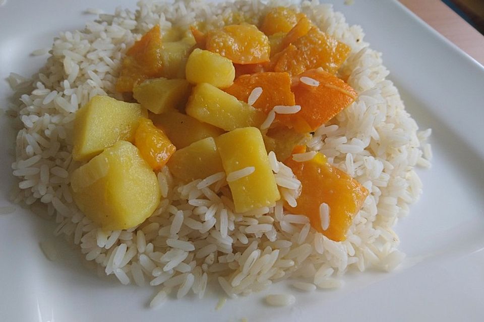 Kartoffel - Kürbis - Curry