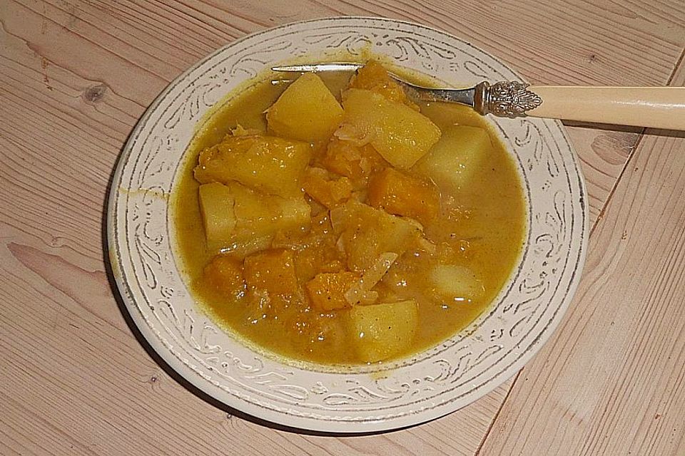 Kartoffel - Kürbis - Curry