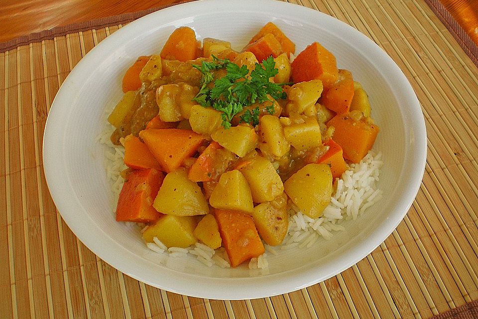 Kartoffel - Kürbis - Curry