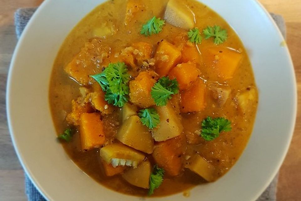 Kartoffel - Kürbis - Curry