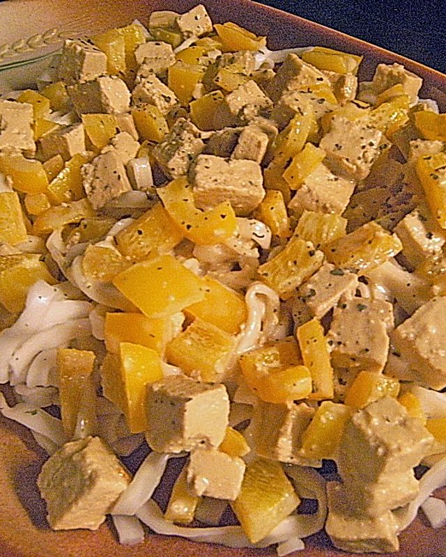 Tofu - Käse - Pfanne