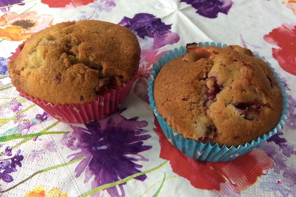 Stachelbeer - Himbeer - Muffins