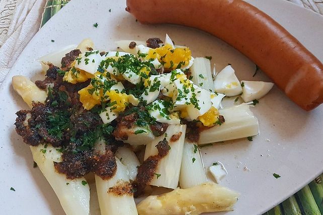 Spargel auf polnische Art von Sonja| Chefkoch