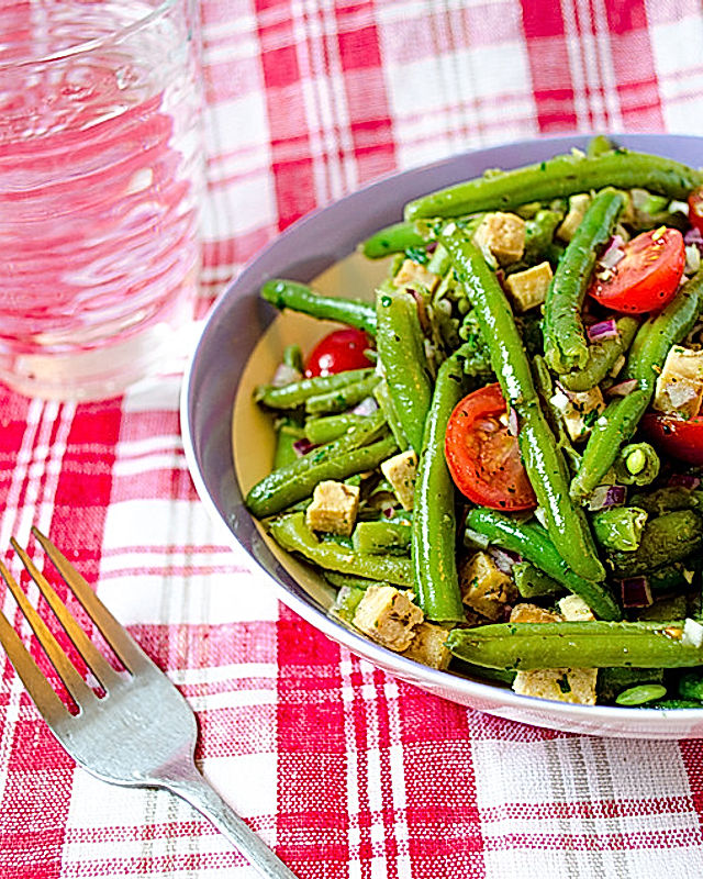 Grüne Bohnen - Feta - Salat