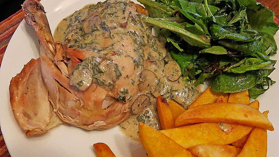 Huhn in Burgunder von sonnenschweif| Chefkoch