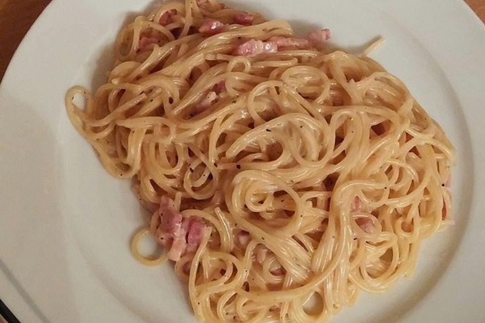 Spaghetti alla panna