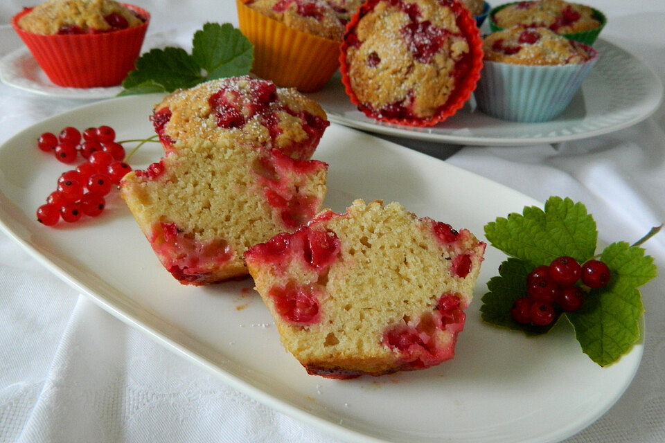 Superleckere Johannisbeer - Muffins