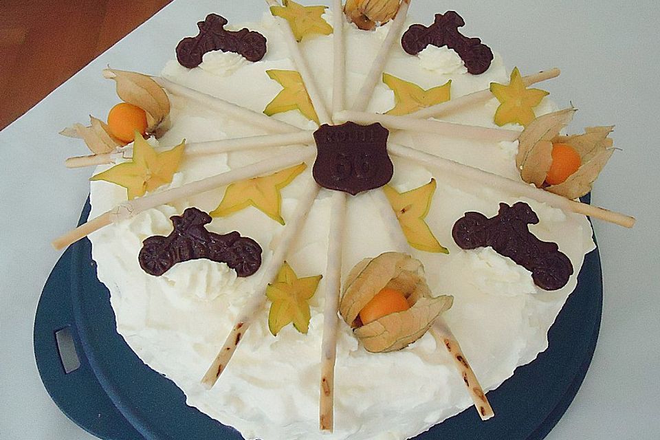 Apfel - Mohn - Marzipan - Torte