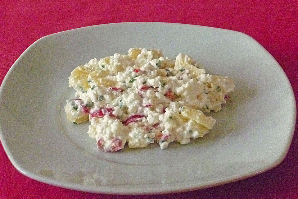 Hüttenkäse - Apfel - Salat