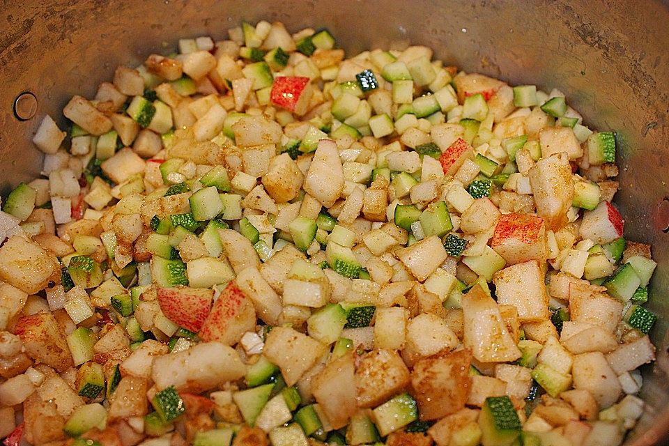 Zucchini - Apfel - Chutney