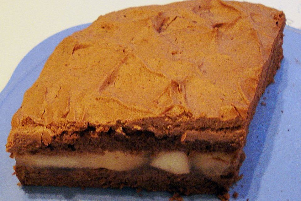 Schoko - Birnen - Torte