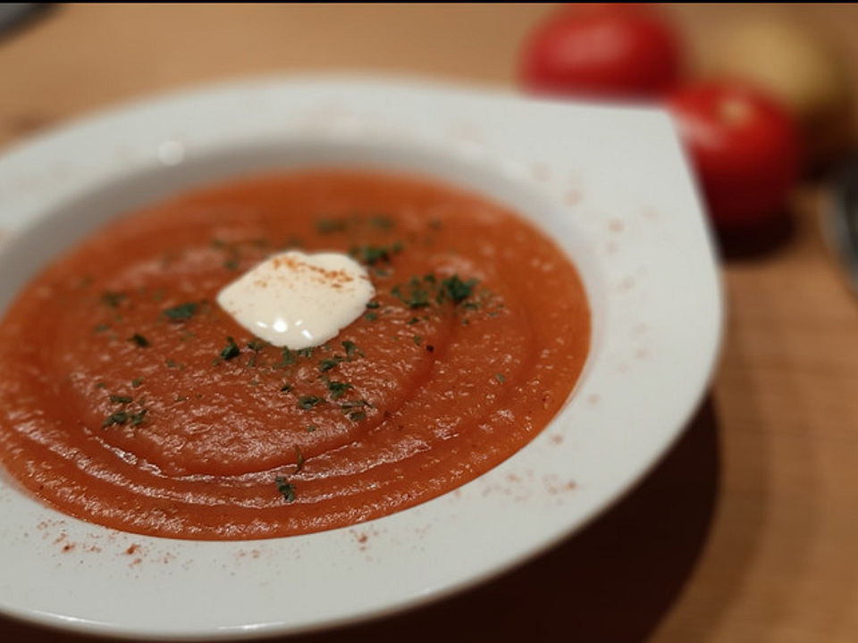 Elkes Tomaten - Kartoffel - Cremesuppe von elke4| Chefkoch