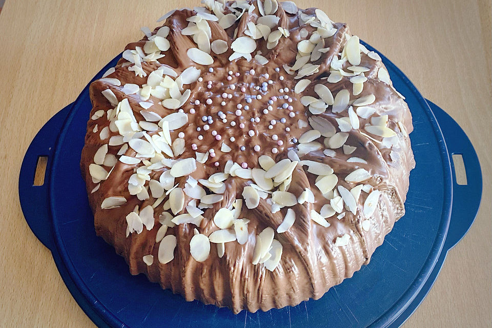 Nuss - Schokoladen - Marzipan - Rührkuchen