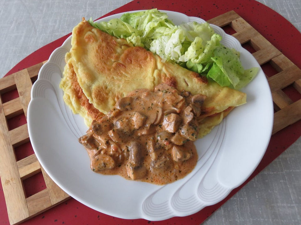 Pfannkuchen mit Pilzfüllung von charlie| Chefkoch