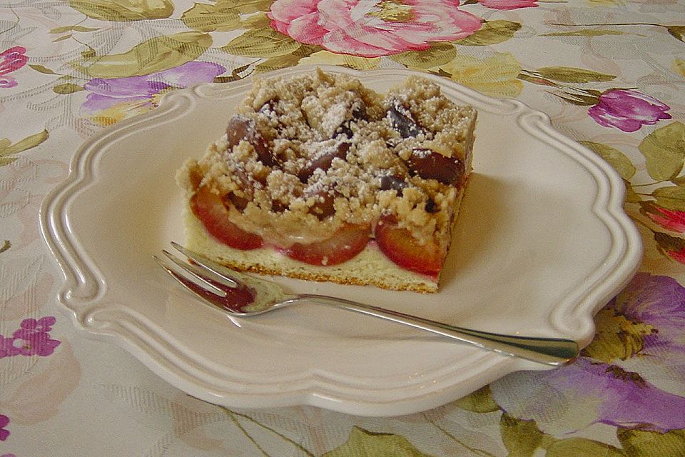 Bester Zwetschgenkuchen mit Zimtstreusel