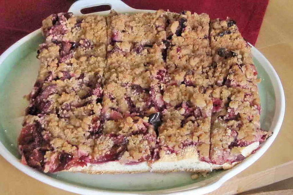 Bester Zwetschgenkuchen mit Zimtstreusel